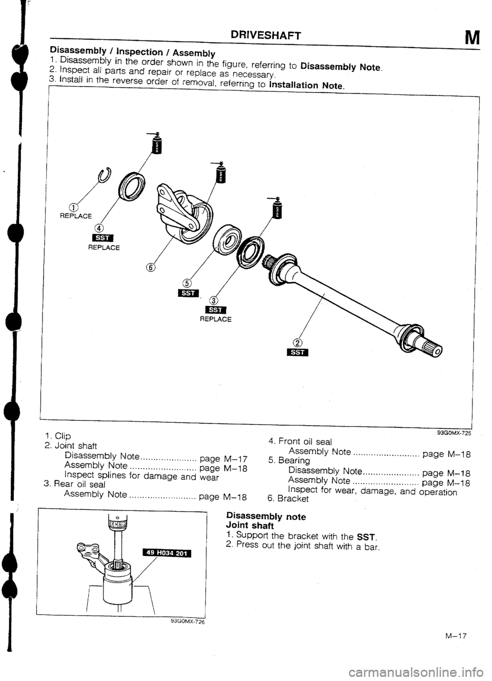 MAZDA 232 1990 Workshop Manual Suplement MAZDA 232 1990 Workshop Manual Suplement