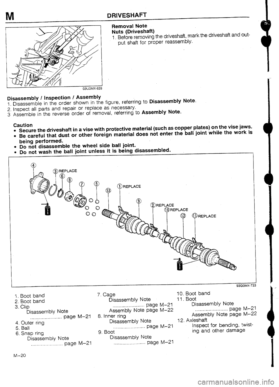 MAZDA 232 1990 Workshop Manual Suplement MAZDA 232 1990 Workshop Manual Suplement
