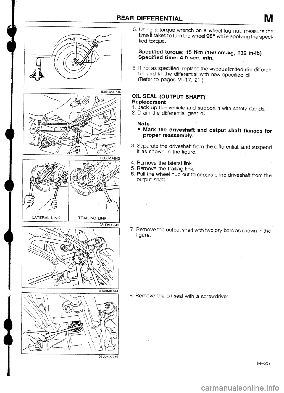 MAZDA 232 1990 Workshop Manual Suplement MAZDA 232 1990 Workshop Manual Suplement