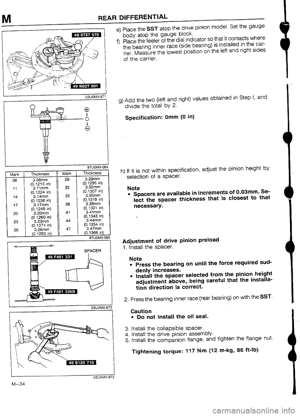 MAZDA 232 1990 Workshop Manual Suplement MAZDA 232 1990 Workshop Manual Suplement