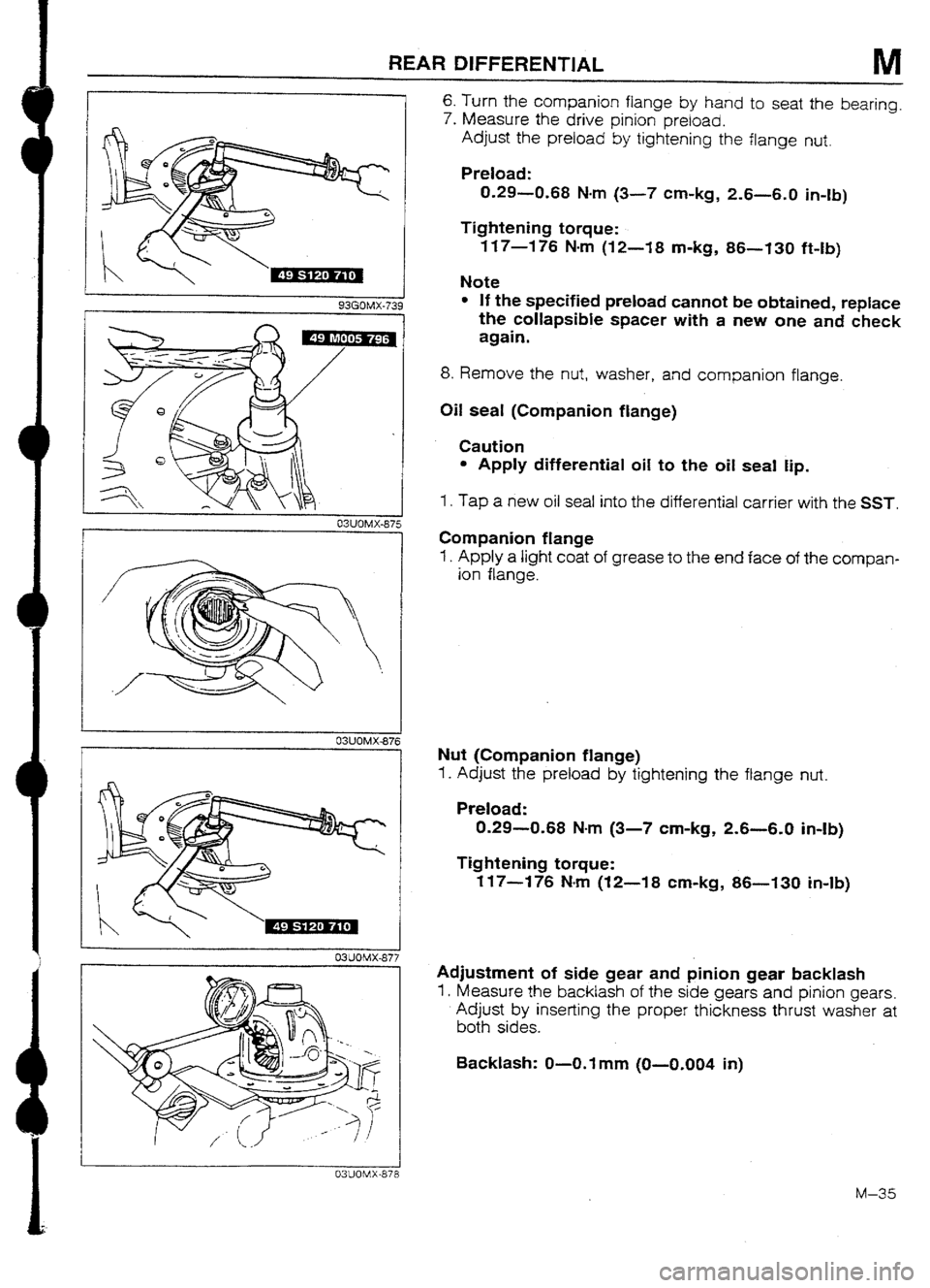 MAZDA 232 1990 Workshop Manual Suplement MAZDA 232 1990 Workshop Manual Suplement