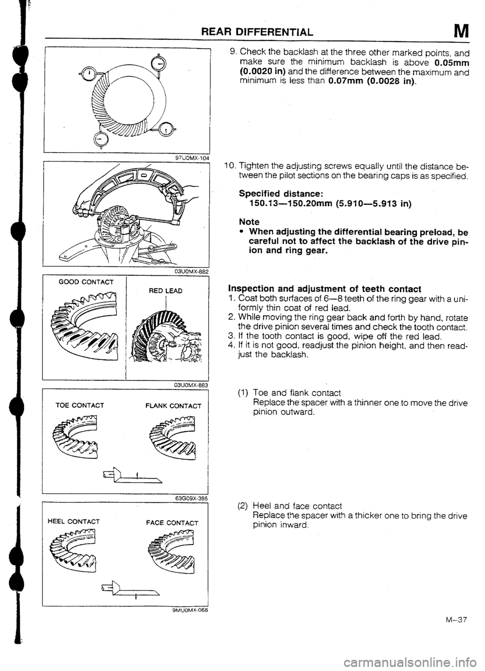 MAZDA 232 1990 Workshop Manual Suplement MAZDA 232 1990 Workshop Manual Suplement
