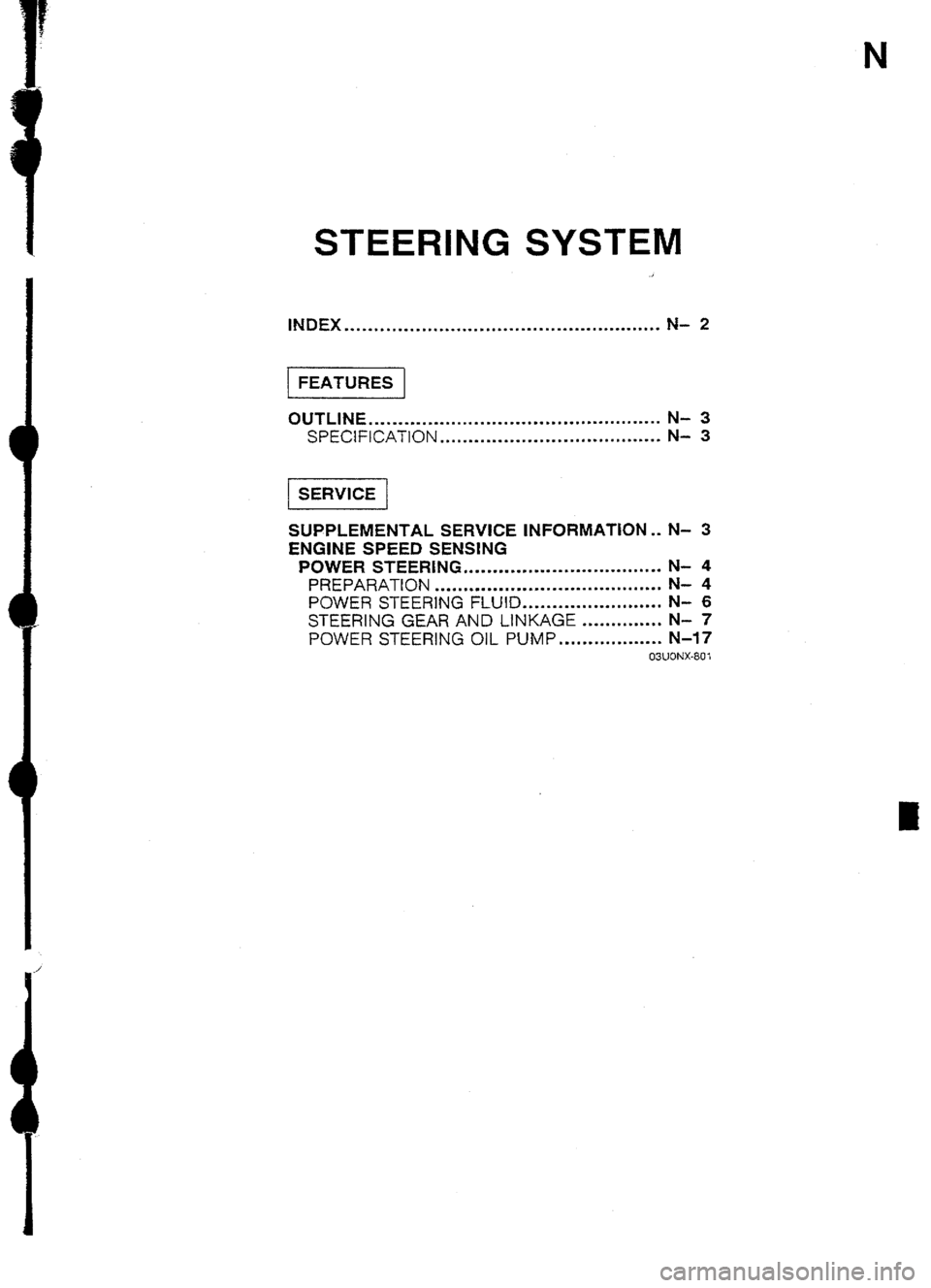 MAZDA 232 1990 Workshop Manual Suplement MAZDA 232 1990 Workshop Manual Suplement