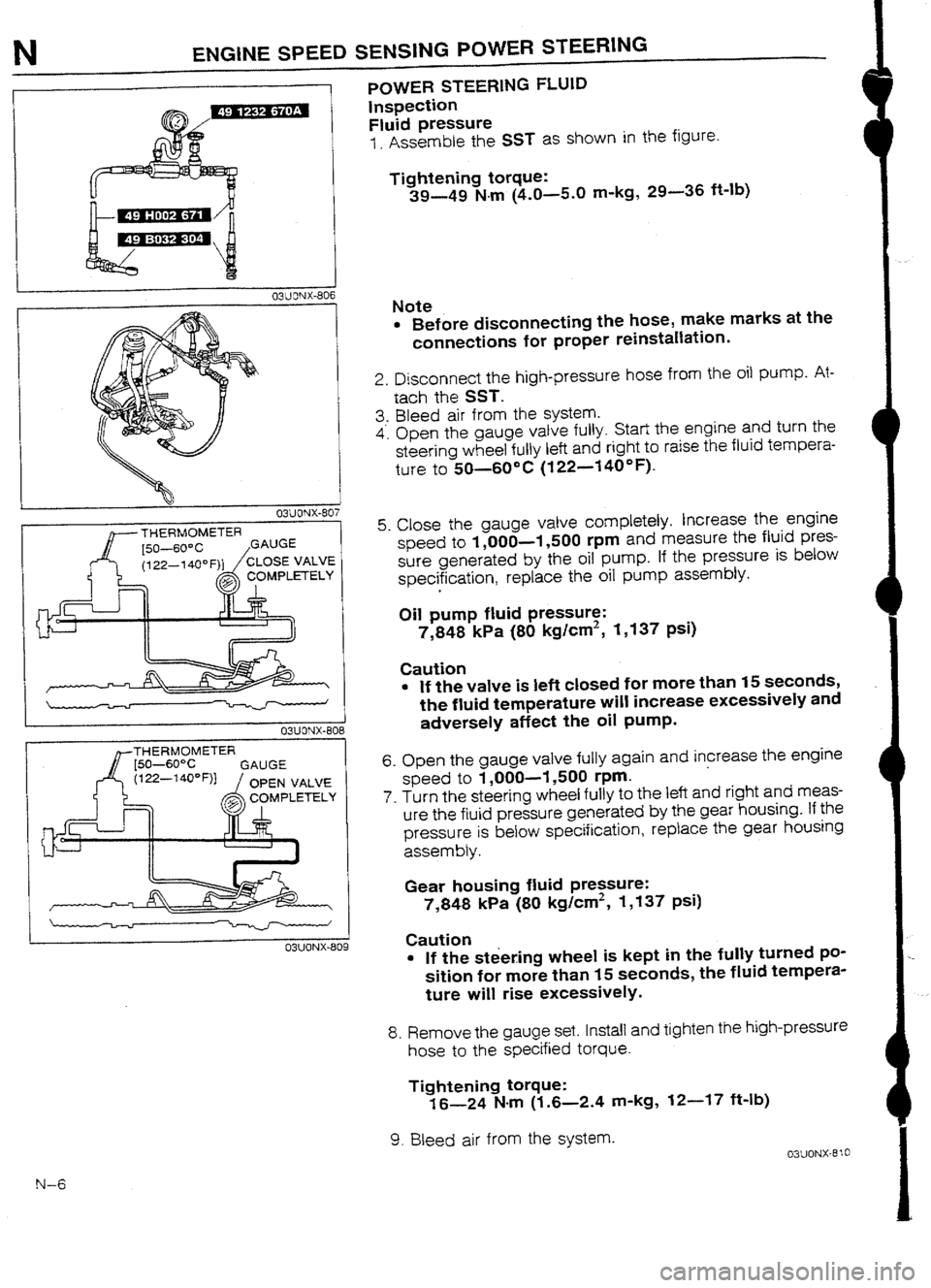 MAZDA 232 1990 Workshop Manual Suplement MAZDA 232 1990 Workshop Manual Suplement