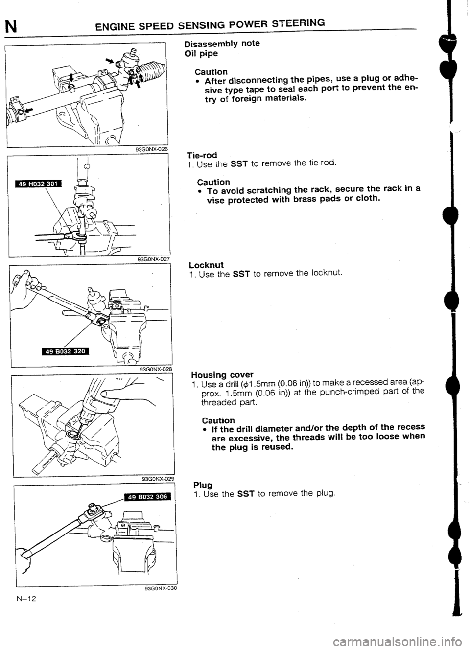 MAZDA 232 1990 Workshop Manual Suplement MAZDA 232 1990 Workshop Manual Suplement