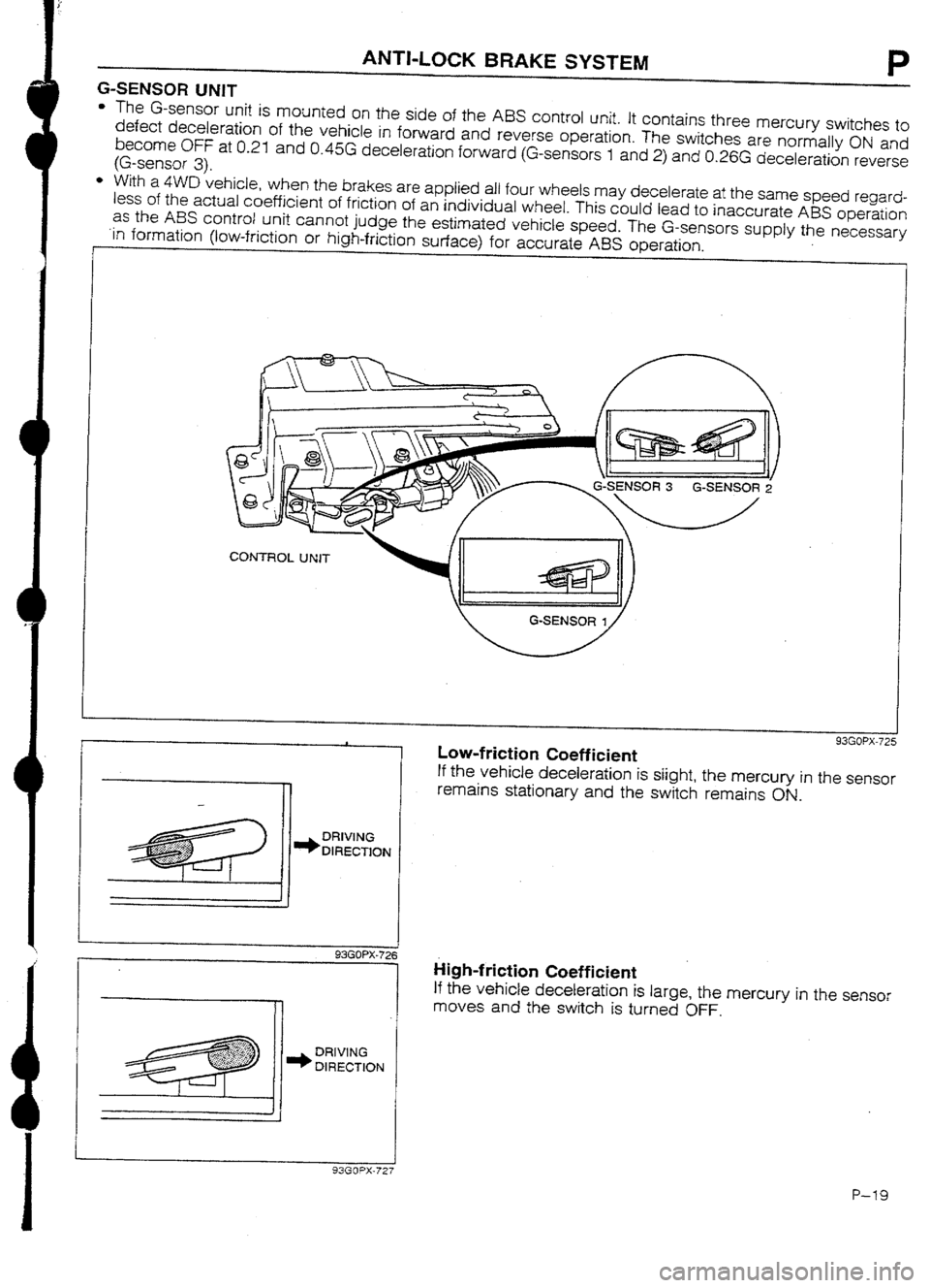 MAZDA 232 1990 Workshop Manual Suplement MAZDA 232 1990 Workshop Manual Suplement