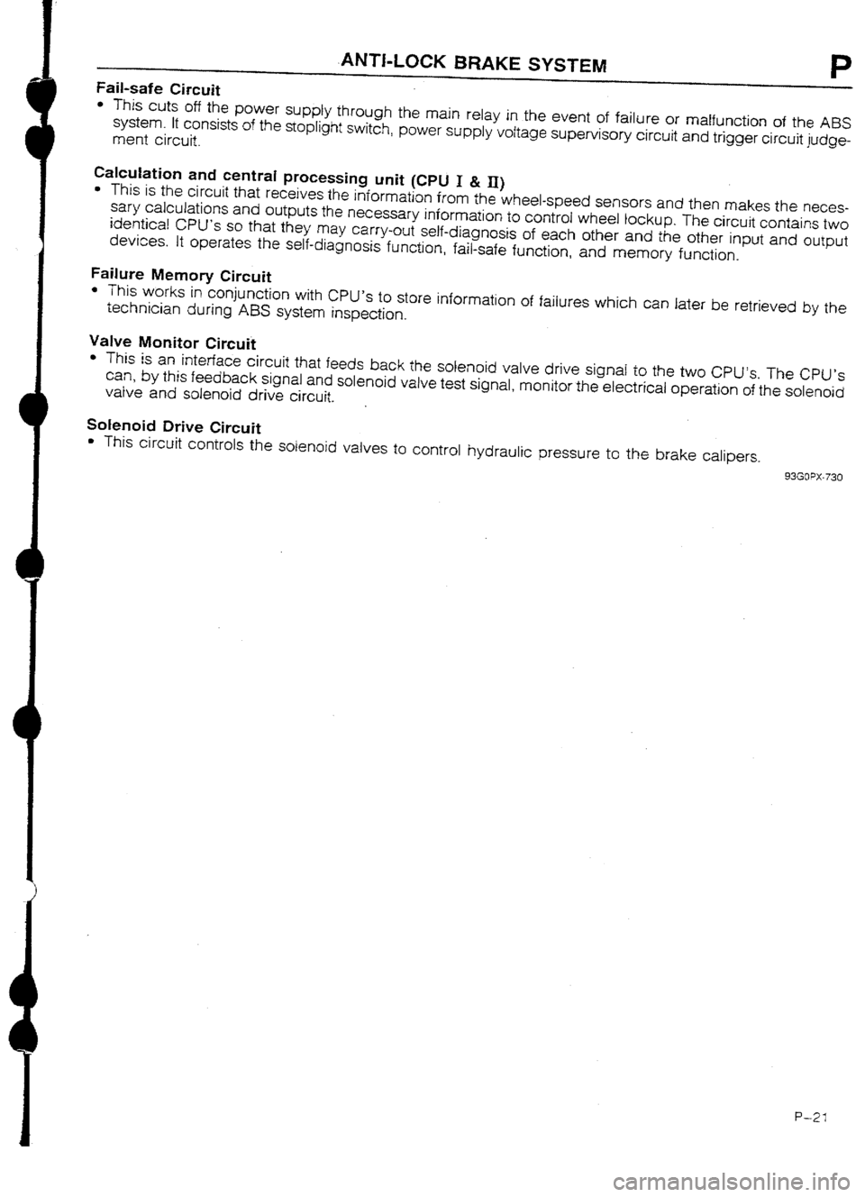 MAZDA 232 1990 Workshop Manual Suplement MAZDA 232 1990 Workshop Manual Suplement