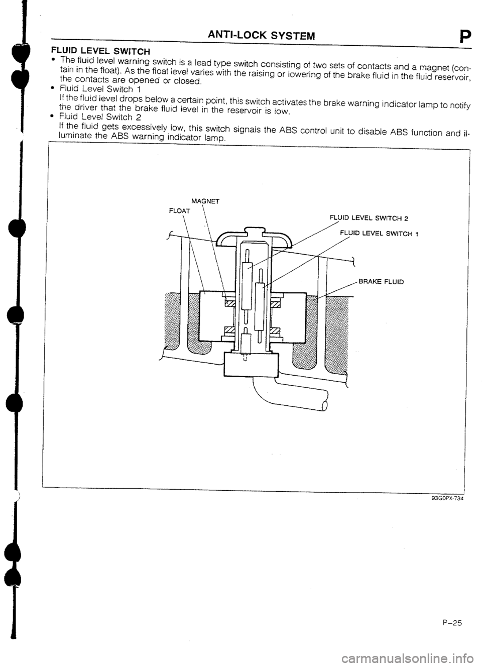 MAZDA 232 1990 Workshop Manual Suplement MAZDA 232 1990 Workshop Manual Suplement