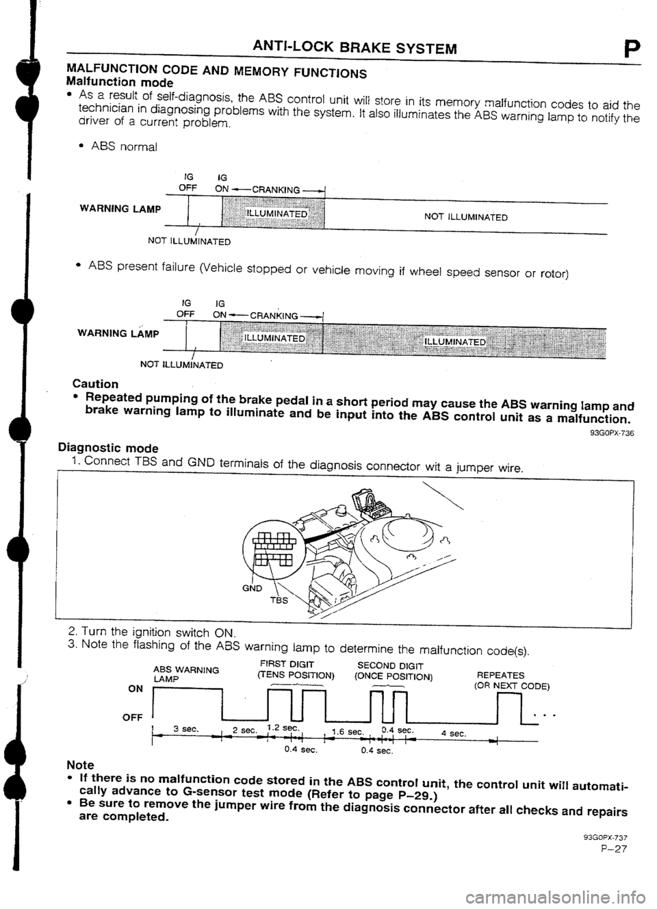 MAZDA 232 1990 Workshop Manual Suplement MAZDA 232 1990 Workshop Manual Suplement
