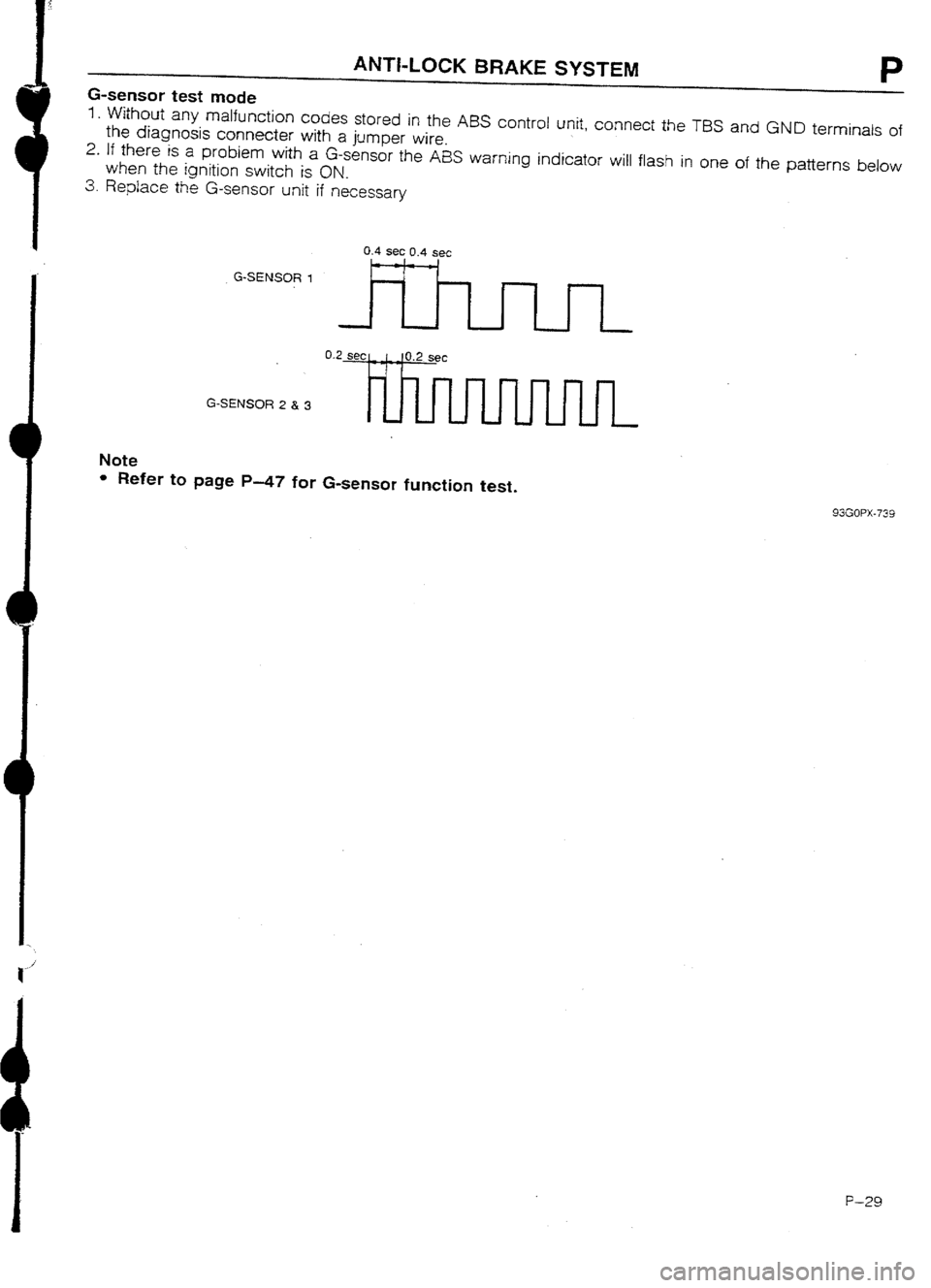 MAZDA 232 1990 Workshop Manual Suplement MAZDA 232 1990 Workshop Manual Suplement