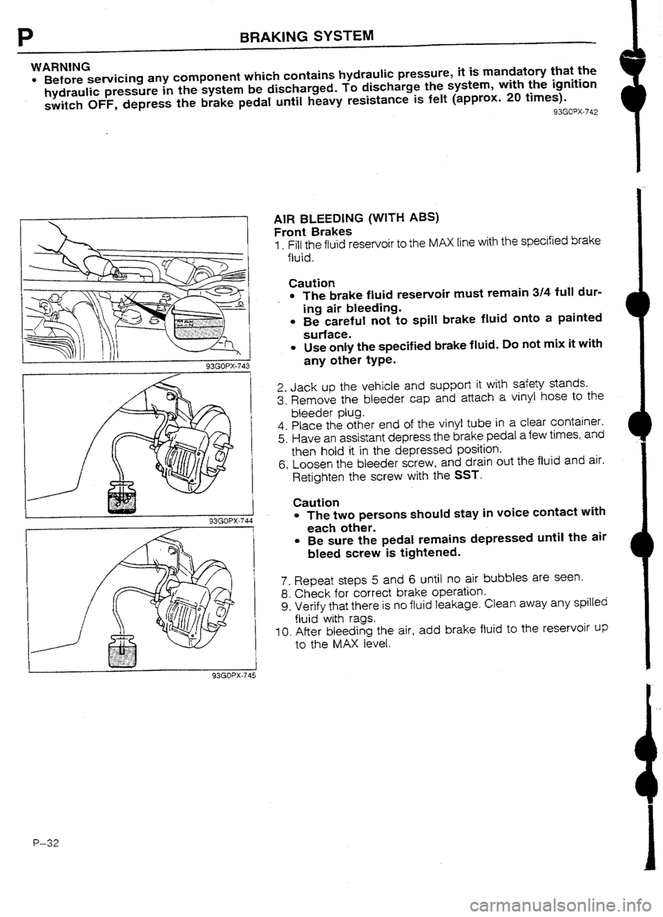 MAZDA 232 1990 Workshop Manual Suplement MAZDA 232 1990 Workshop Manual Suplement