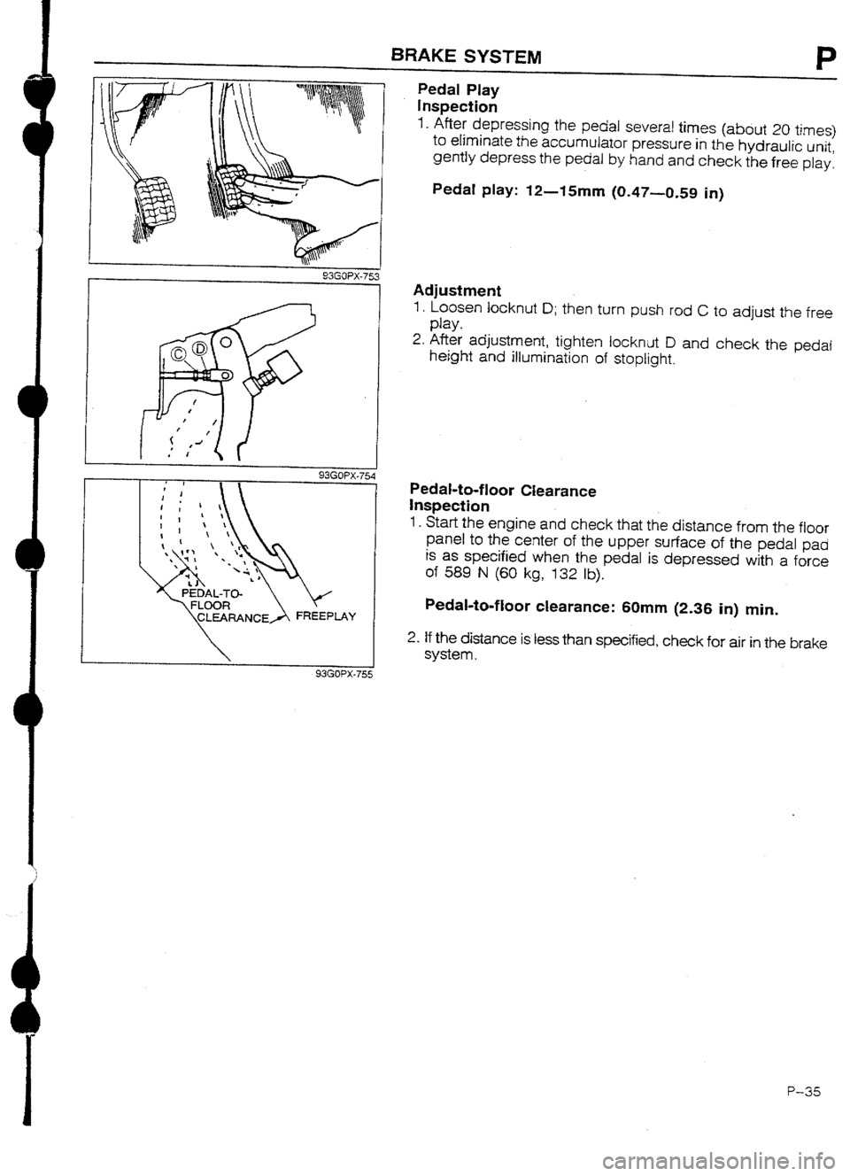 MAZDA 232 1990 Workshop Manual Suplement MAZDA 232 1990 Workshop Manual Suplement