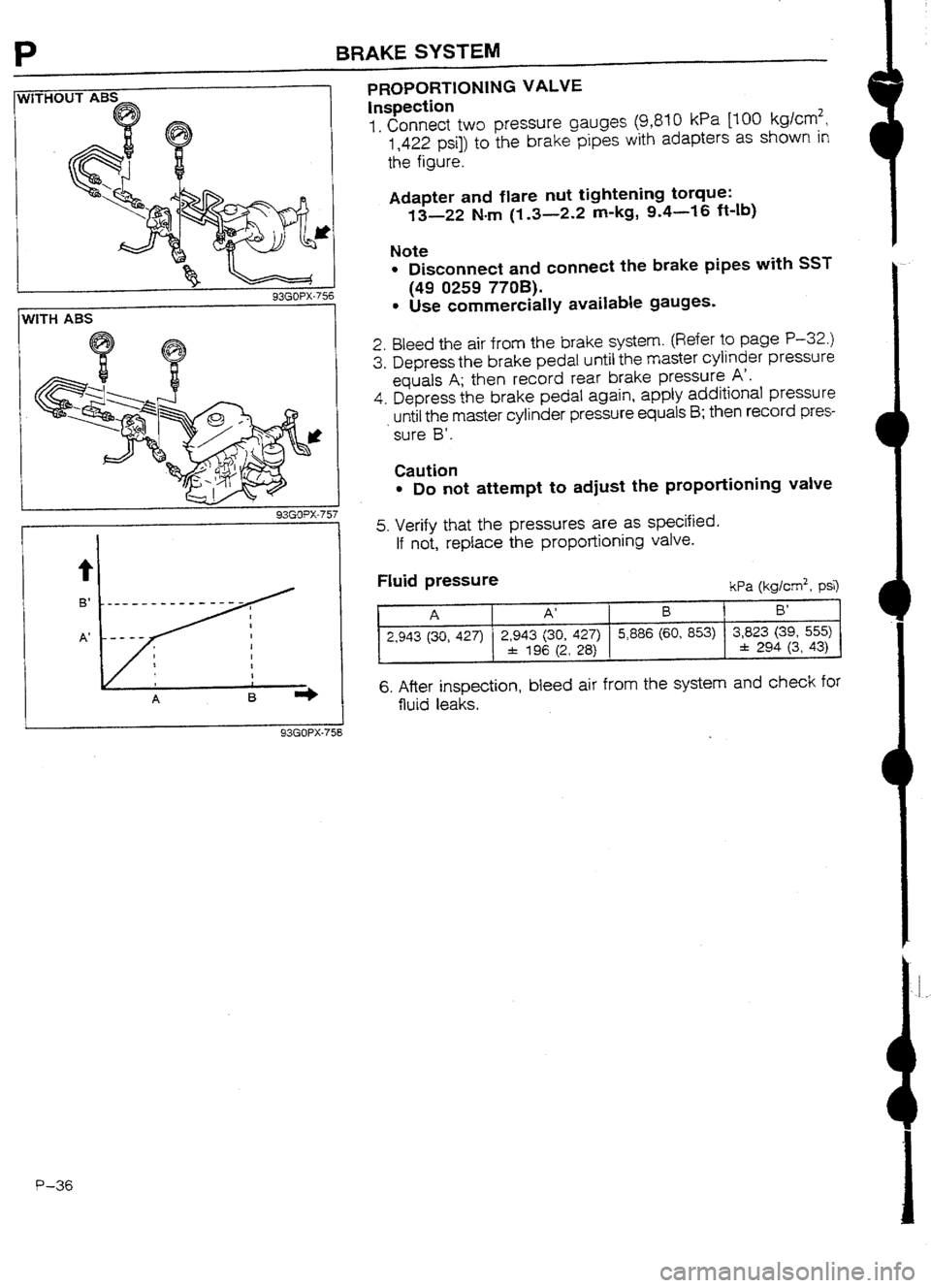 MAZDA 232 1990 Workshop Manual Suplement MAZDA 232 1990 Workshop Manual Suplement