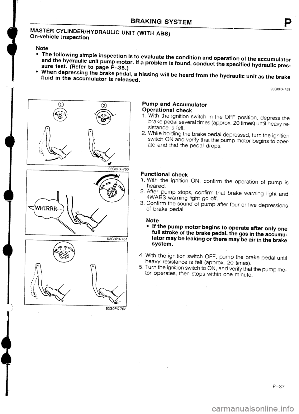MAZDA 232 1990 Workshop Manual Suplement MAZDA 232 1990 Workshop Manual Suplement