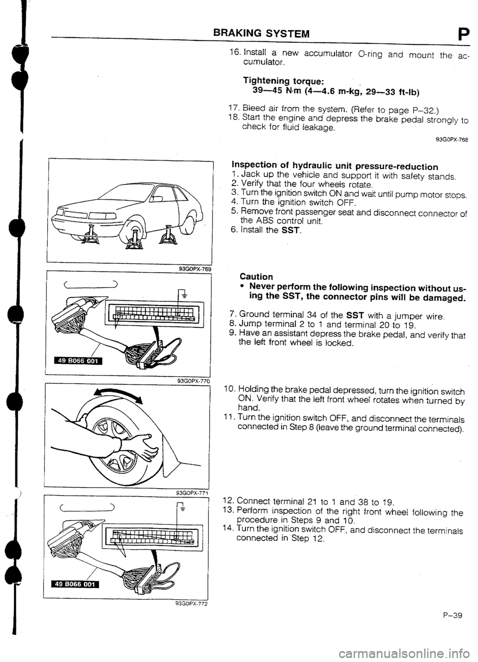 MAZDA 232 1990 Workshop Manual Suplement MAZDA 232 1990 Workshop Manual Suplement