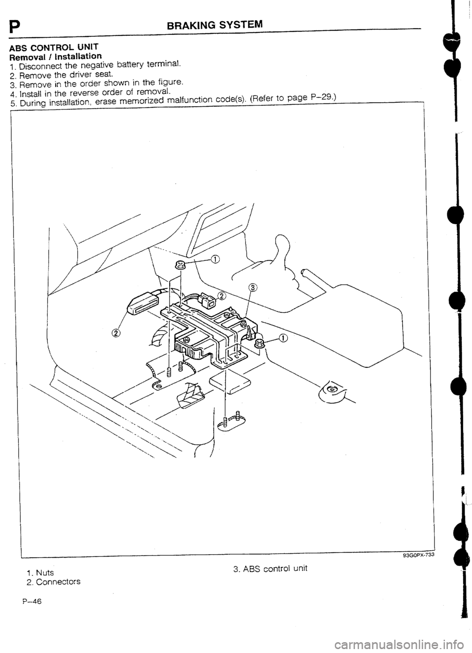 MAZDA 232 1990 Workshop Manual Suplement MAZDA 232 1990 Workshop Manual Suplement