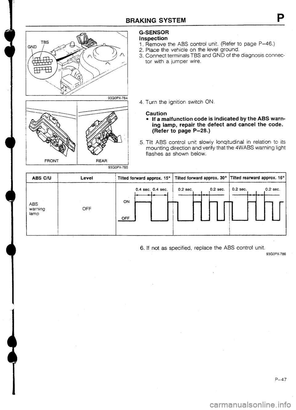 MAZDA 232 1990 Workshop Manual Suplement MAZDA 232 1990 Workshop Manual Suplement