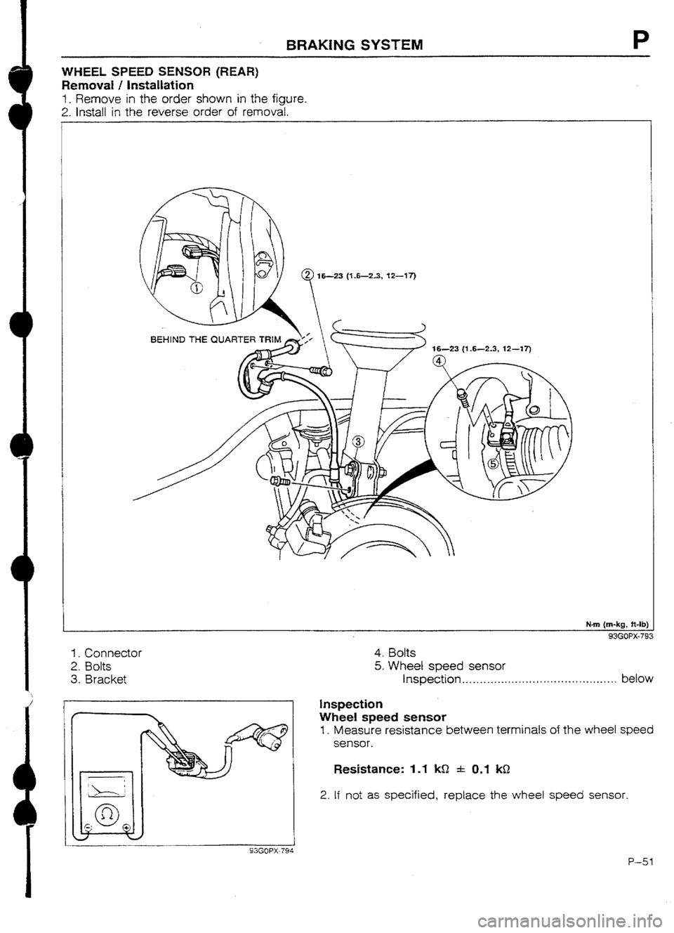 MAZDA 232 1990 Workshop Manual Suplement MAZDA 232 1990 Workshop Manual Suplement