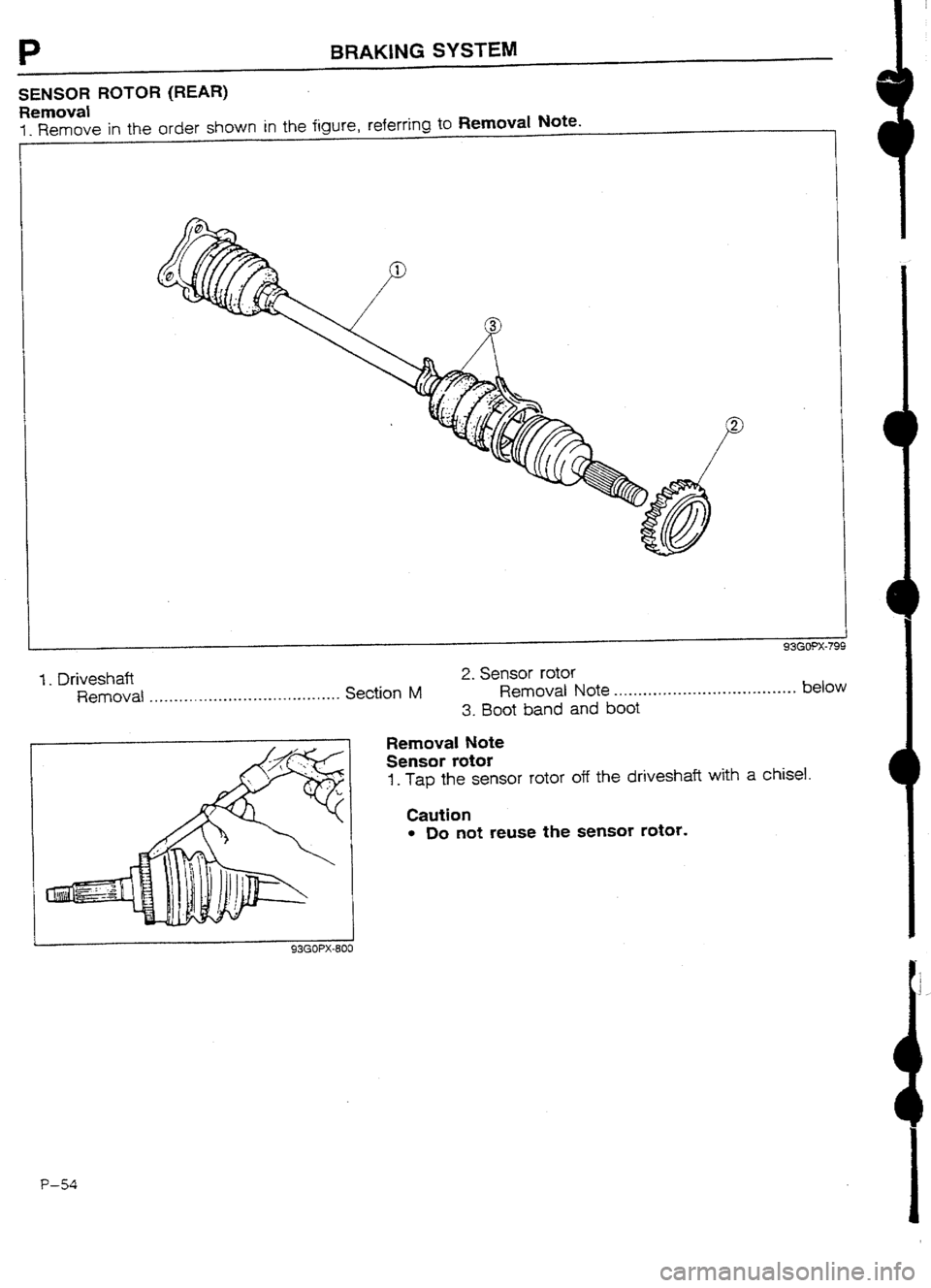 MAZDA 232 1990 Workshop Manual Suplement MAZDA 232 1990 Workshop Manual Suplement