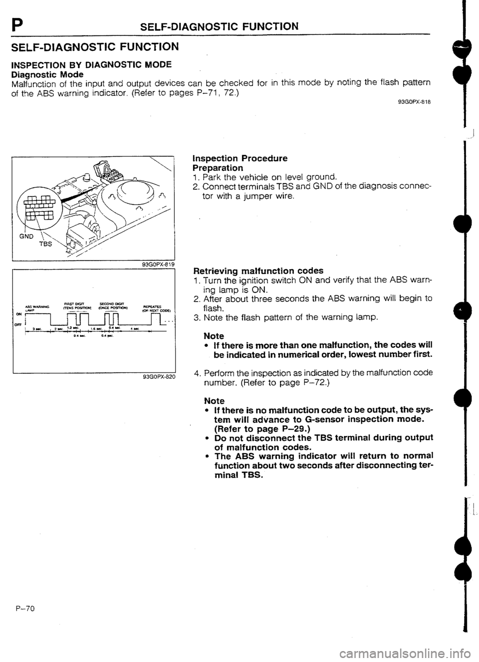 MAZDA 232 1990 Workshop Manual Suplement MAZDA 232 1990 Workshop Manual Suplement