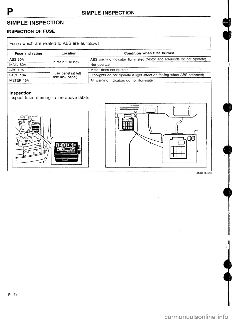 MAZDA 232 1990 Workshop Manual Suplement MAZDA 232 1990 Workshop Manual Suplement