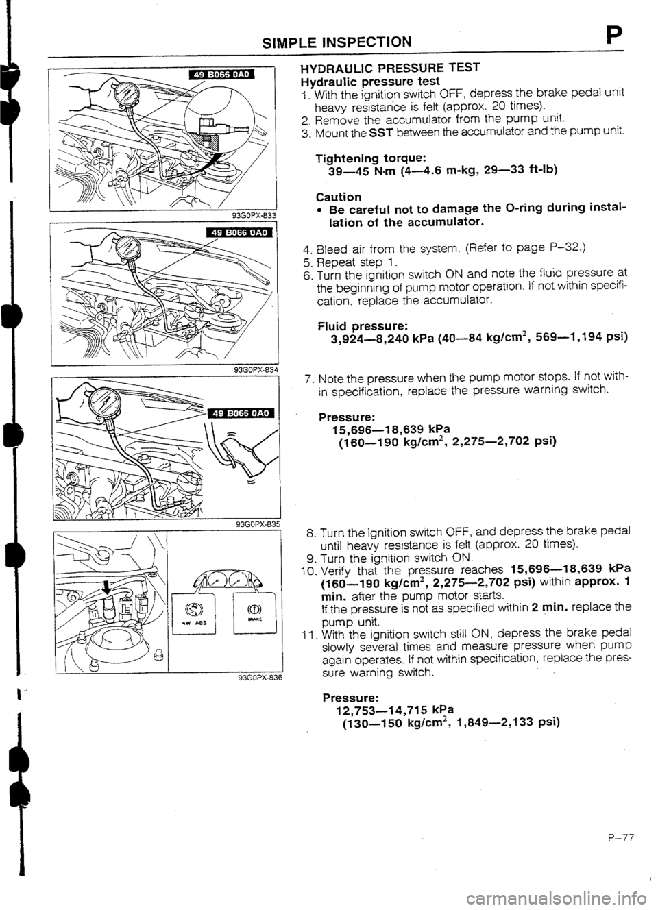 MAZDA 232 1990 Workshop Manual Suplement MAZDA 232 1990 Workshop Manual Suplement