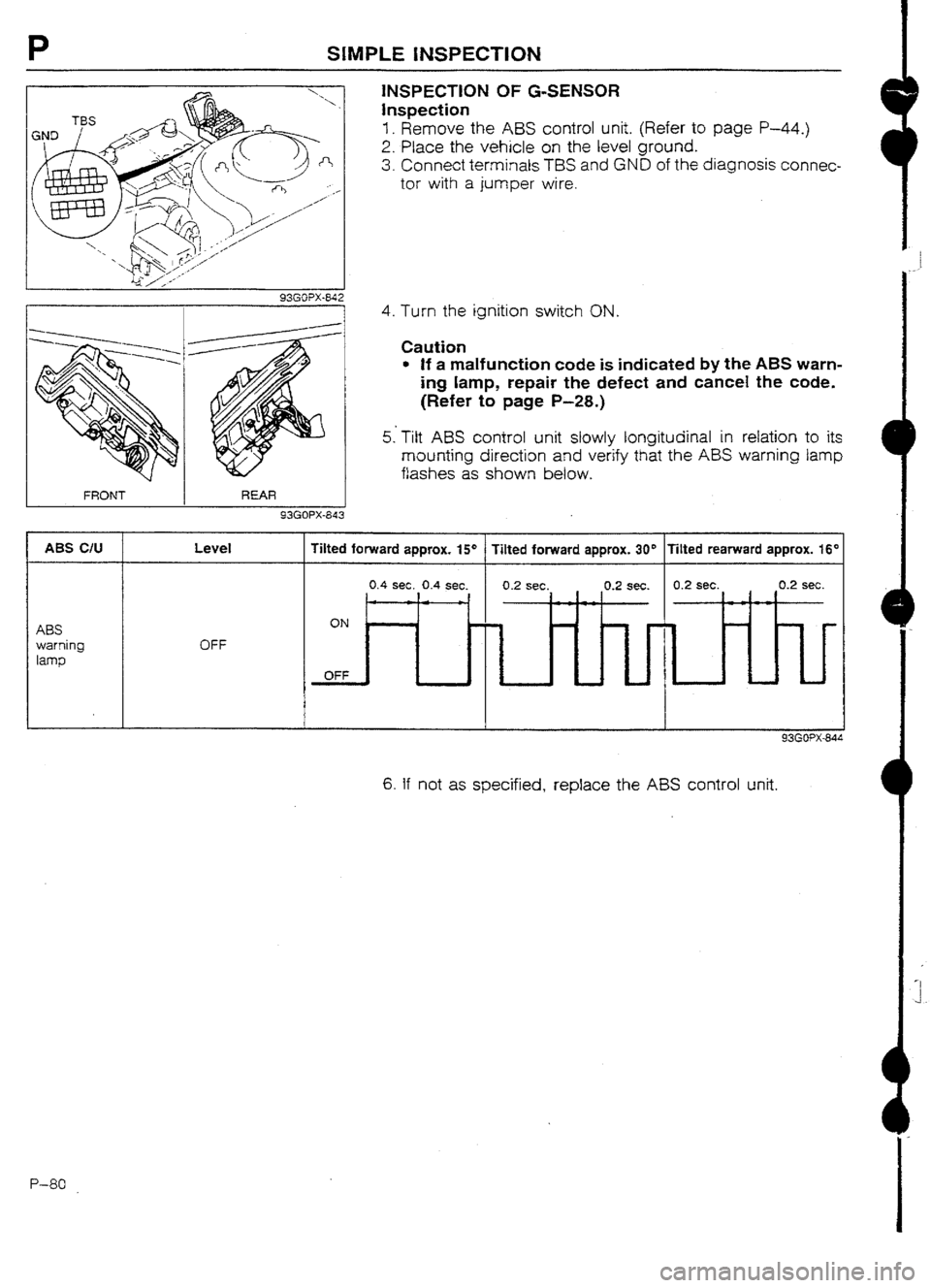 MAZDA 232 1990 Workshop Manual Suplement MAZDA 232 1990 Workshop Manual Suplement