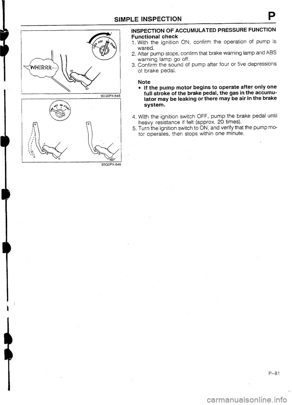 MAZDA 232 1990 Workshop Manual Suplement MAZDA 232 1990 Workshop Manual Suplement