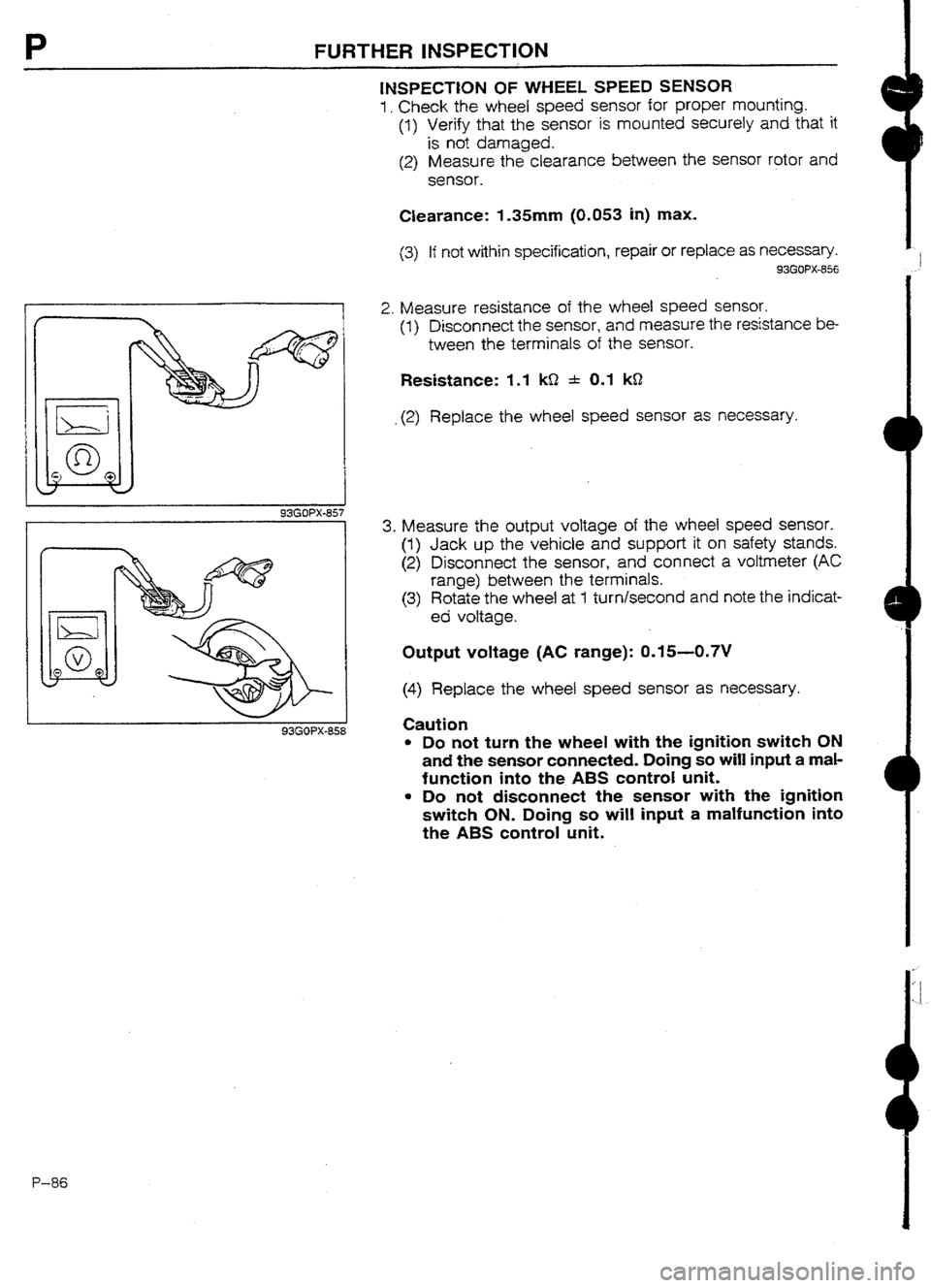 MAZDA 232 1990 Workshop Manual Suplement MAZDA 232 1990 Workshop Manual Suplement