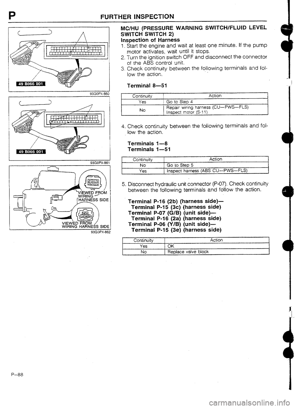 MAZDA 232 1990 Workshop Manual Suplement MAZDA 232 1990 Workshop Manual Suplement