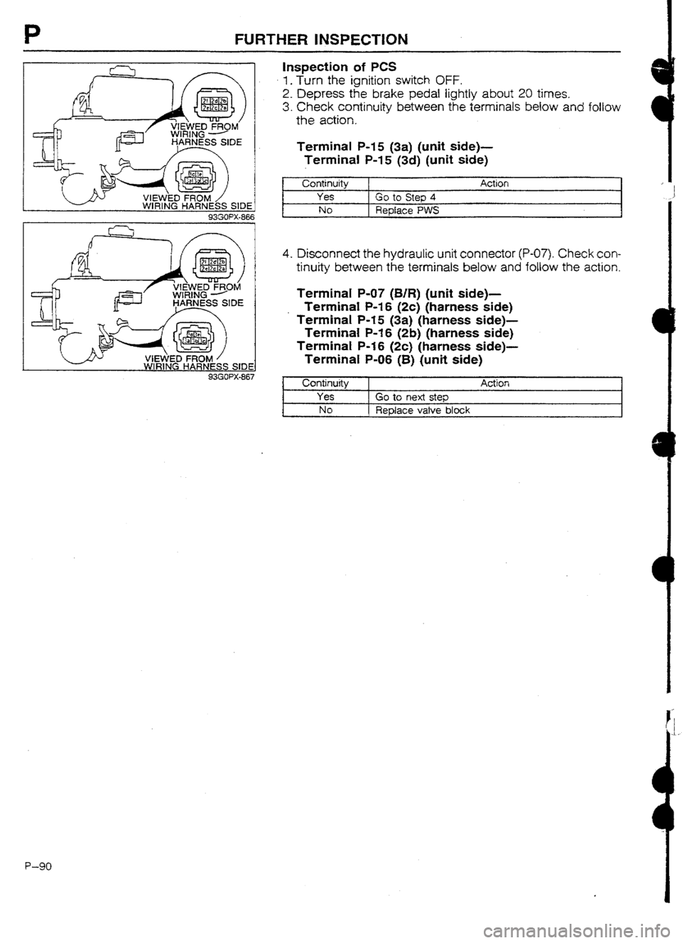 MAZDA 232 1990 Workshop Manual Suplement MAZDA 232 1990 Workshop Manual Suplement