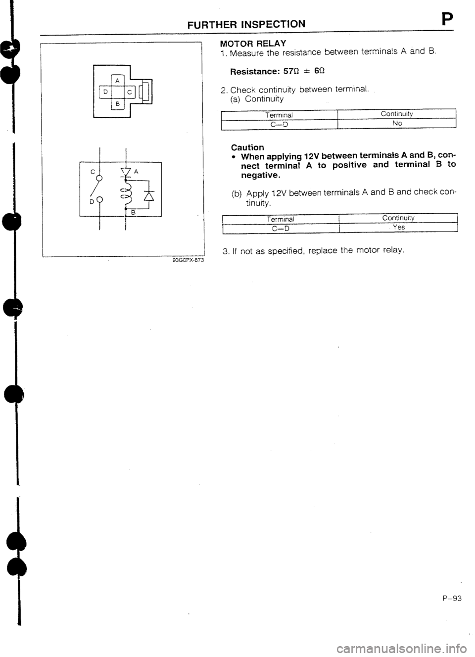 MAZDA 232 1990 Workshop Manual Suplement MAZDA 232 1990 Workshop Manual Suplement