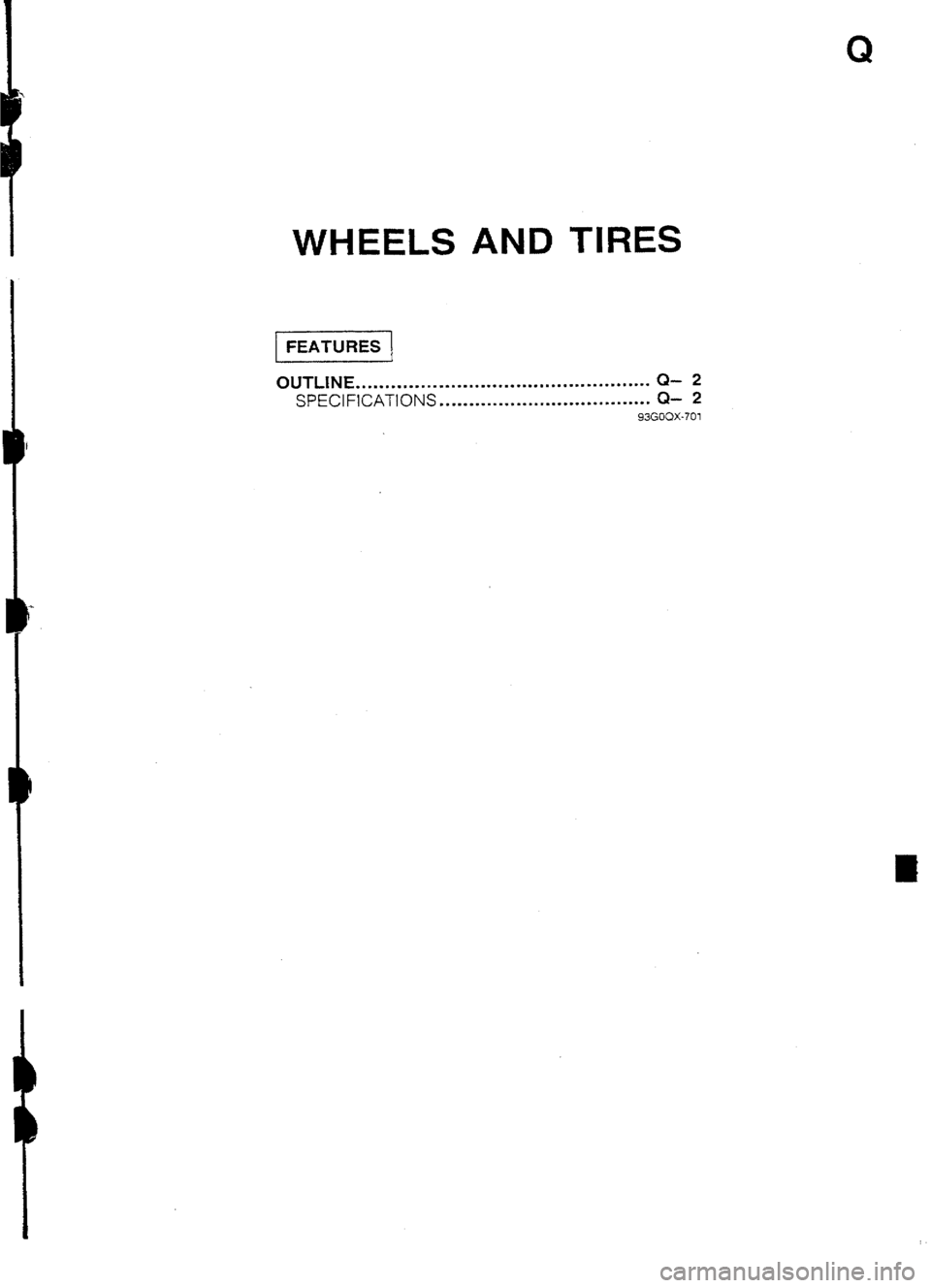 MAZDA 232 1990 Workshop Manual Suplement MAZDA 232 1990 Workshop Manual Suplement