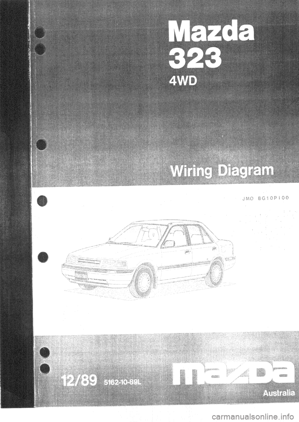 MAZDA 232 1990 Workshop Manual Suplement MAZDA 232 1990 Workshop Manual Suplement