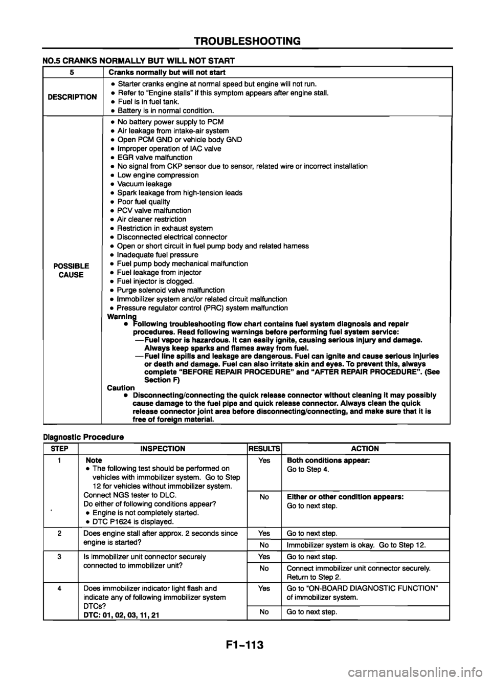 MAZDA 626 1999  Workshop Manual Suplement 