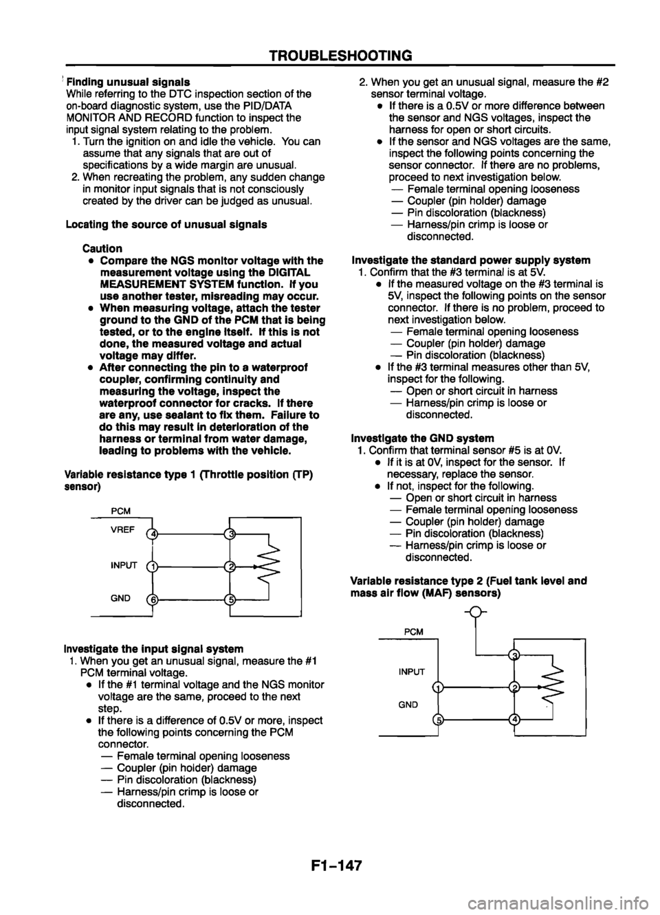 MAZDA 626 1999  Workshop Manual Suplement 