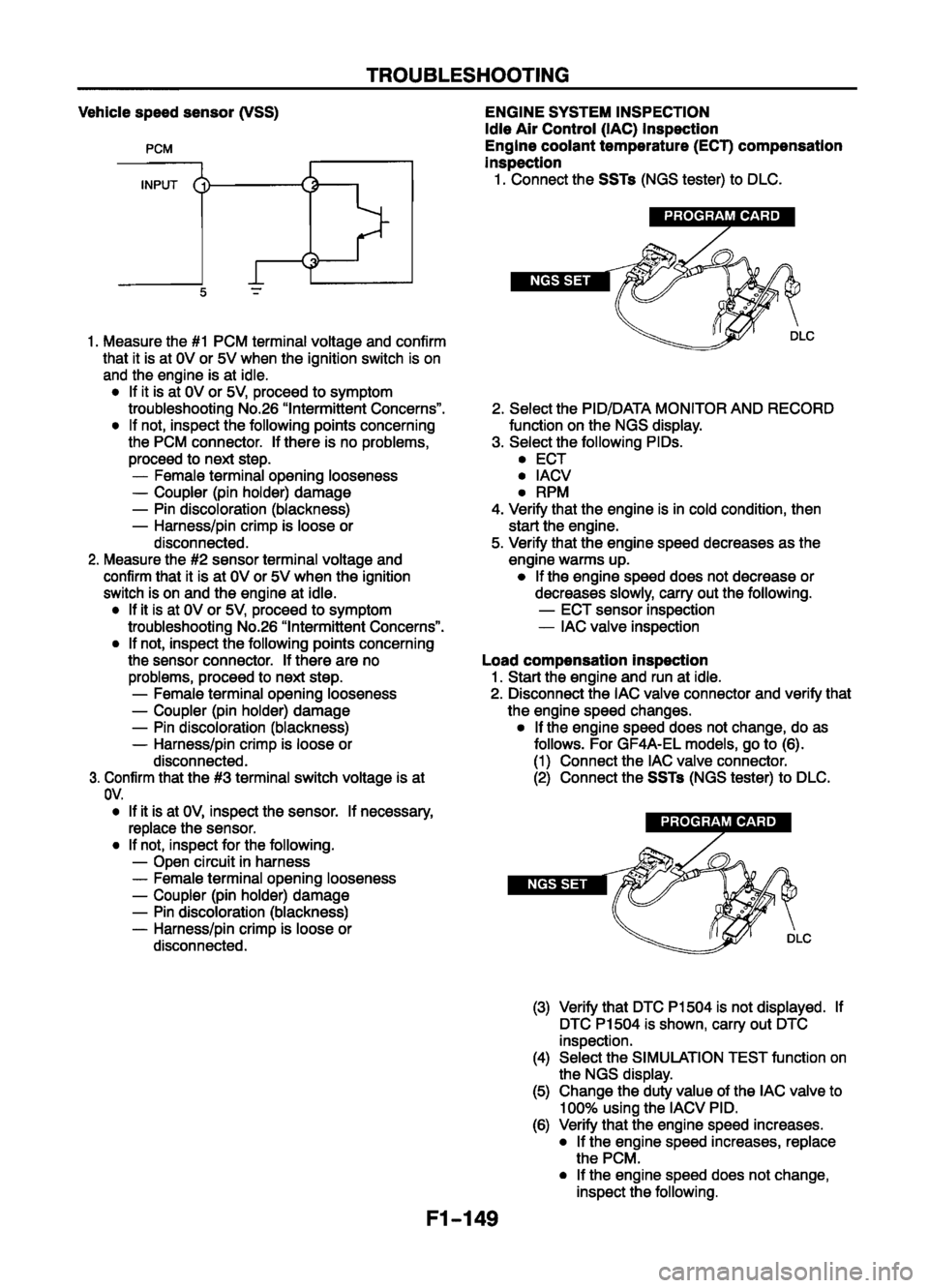MAZDA 626 1999  Workshop Manual Suplement 