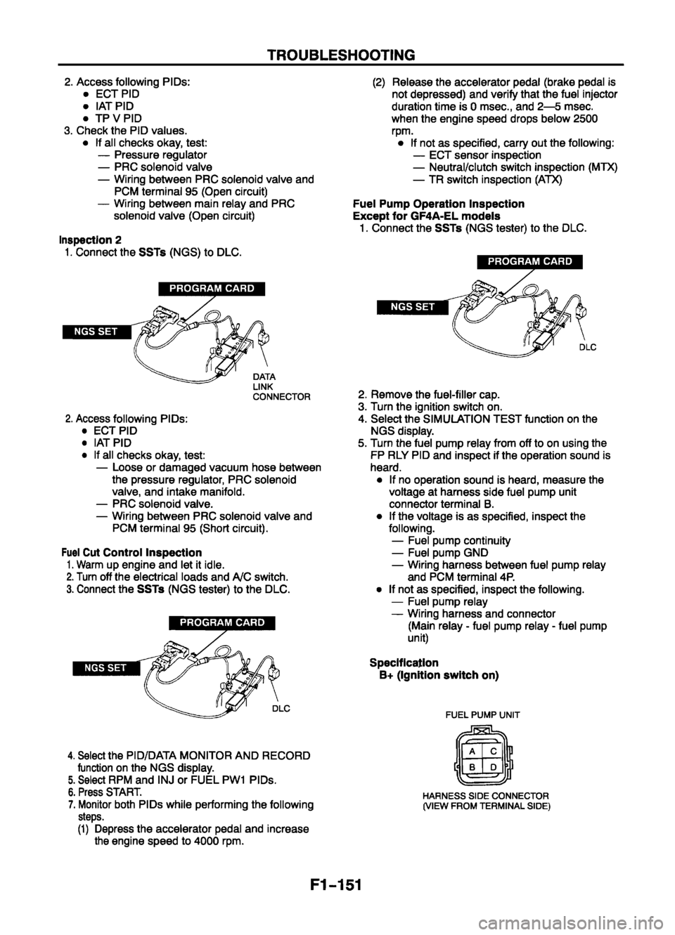 MAZDA 626 1999 Workshop Manual Suplement MAZDA 626 1999 Workshop Manual Suplement