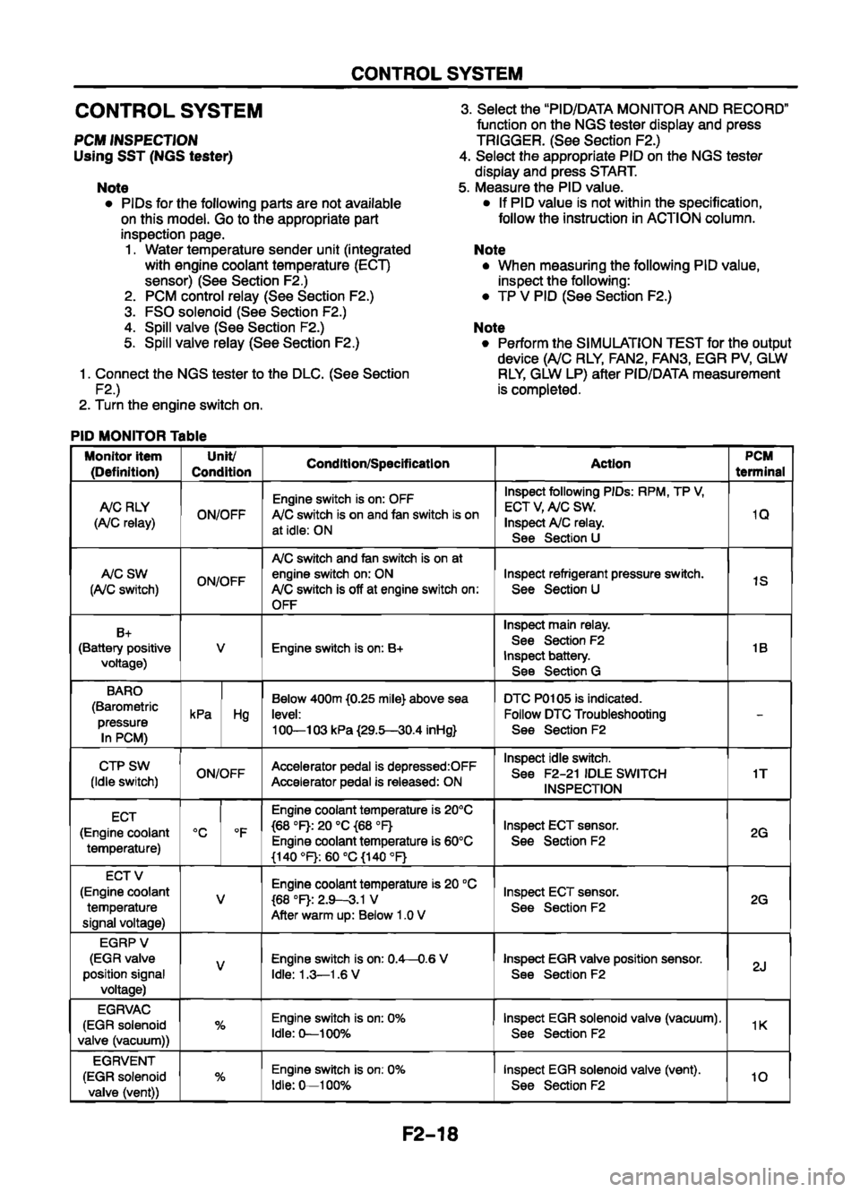 MAZDA 626 1999 Workshop Manual Suplement MAZDA 626 1999 Workshop Manual Suplement