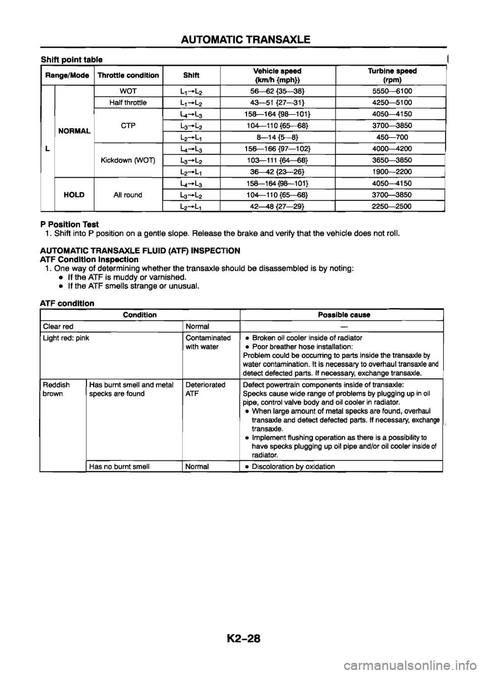 MAZDA 626 1999 Workshop Manual Suplement MAZDA 626 1999 Workshop Manual Suplement