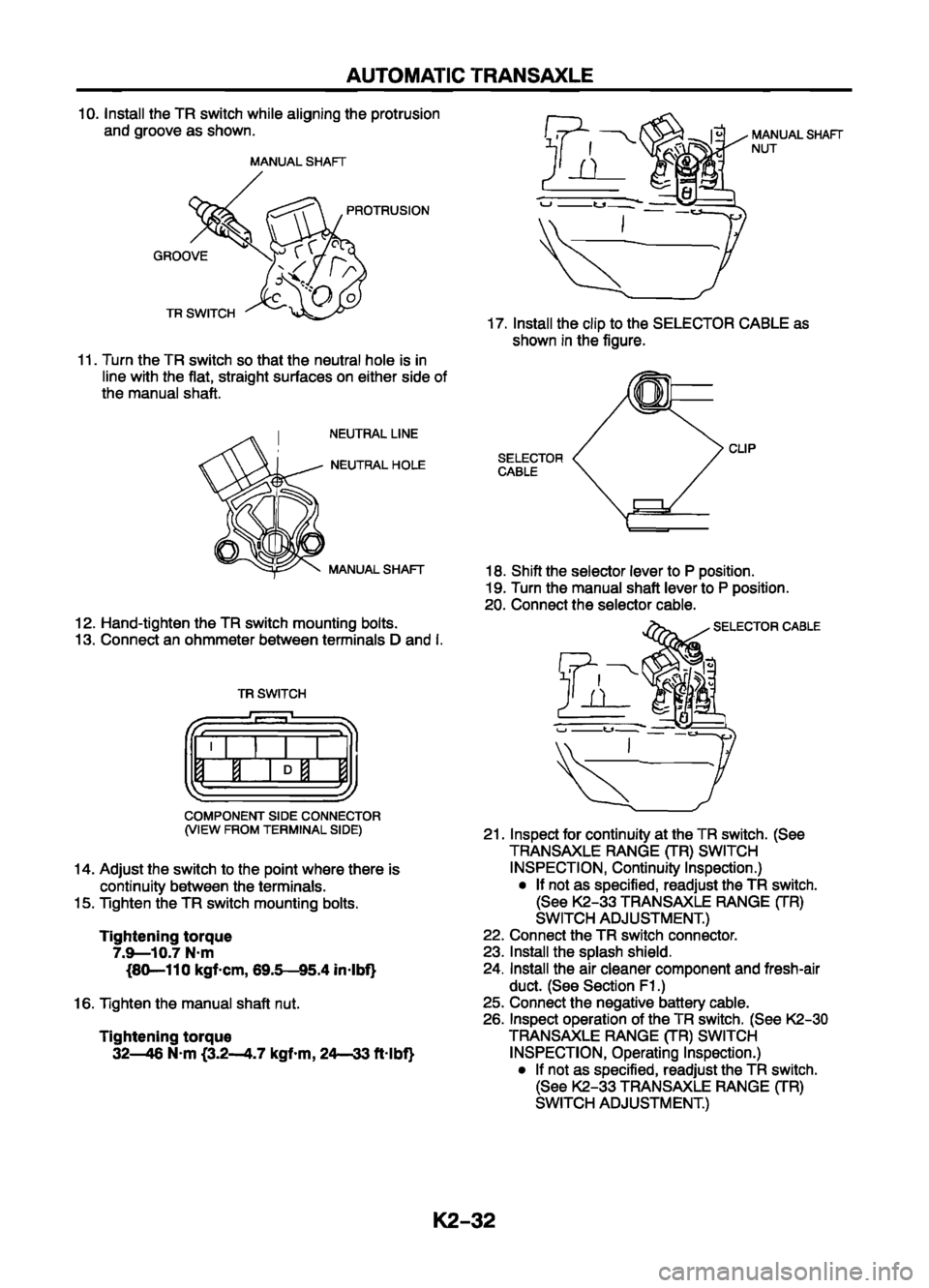 MAZDA 626 1999 Workshop Manual Suplement MAZDA 626 1999 Workshop Manual Suplement