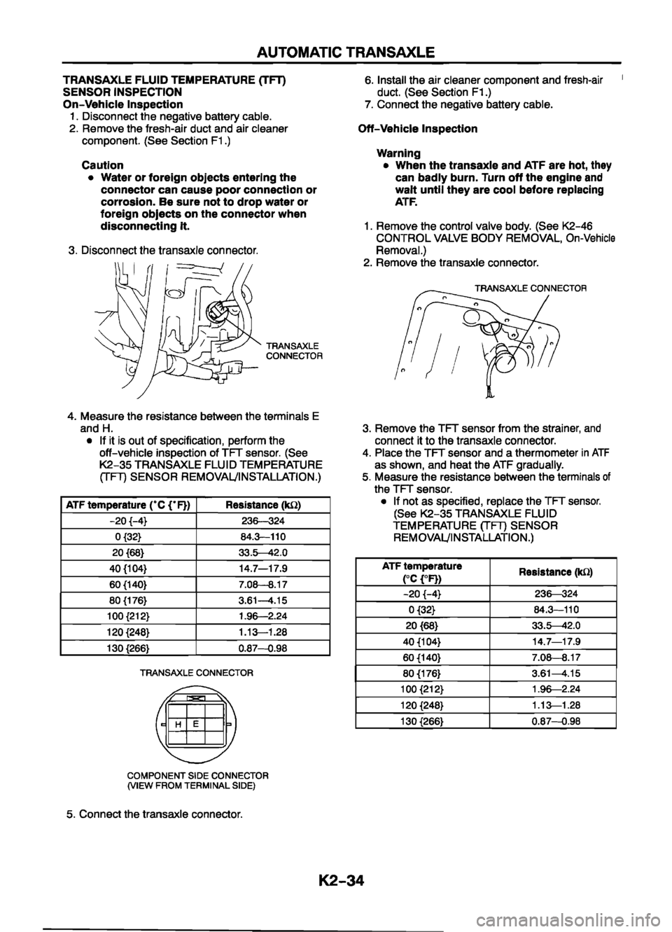 MAZDA 626 1999 Workshop Manual Suplement MAZDA 626 1999 Workshop Manual Suplement