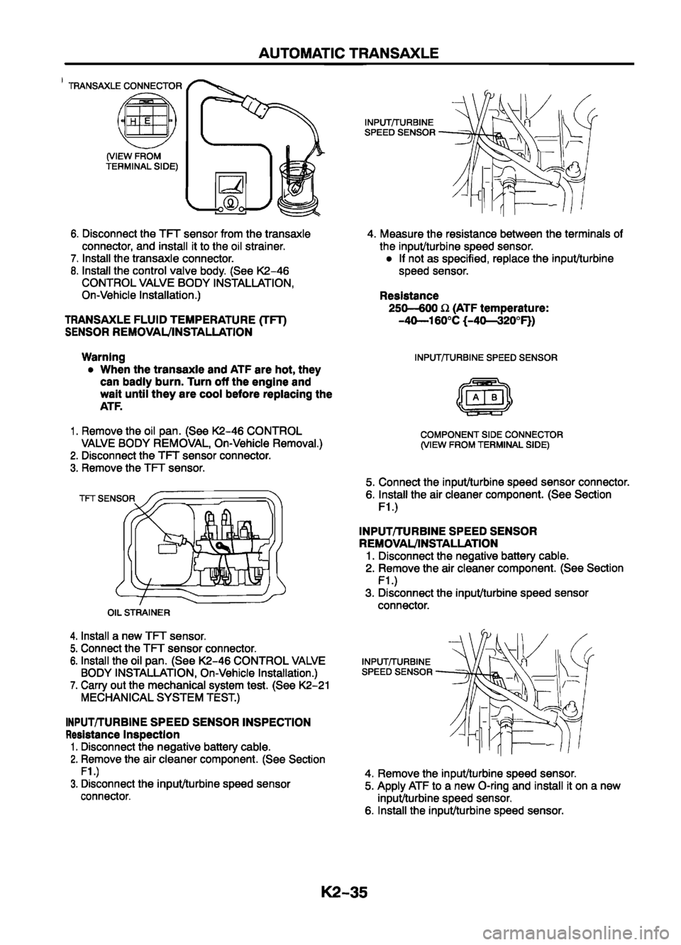 MAZDA 626 1999 Workshop Manual Suplement MAZDA 626 1999 Workshop Manual Suplement