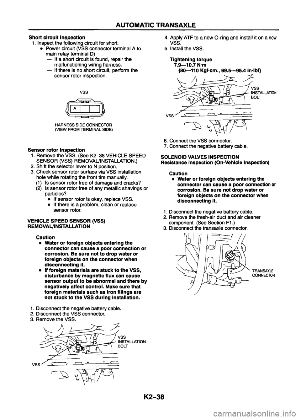 MAZDA 626 1999 Workshop Manual Suplement MAZDA 626 1999 Workshop Manual Suplement