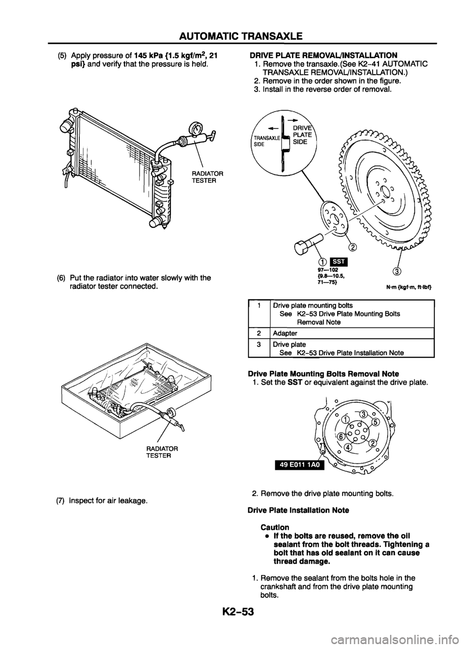 MAZDA 626 1999 Workshop Manual Suplement MAZDA 626 1999 Workshop Manual Suplement