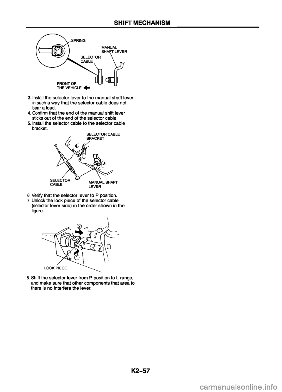 MAZDA 626 1999  Workshop Manual Suplement 