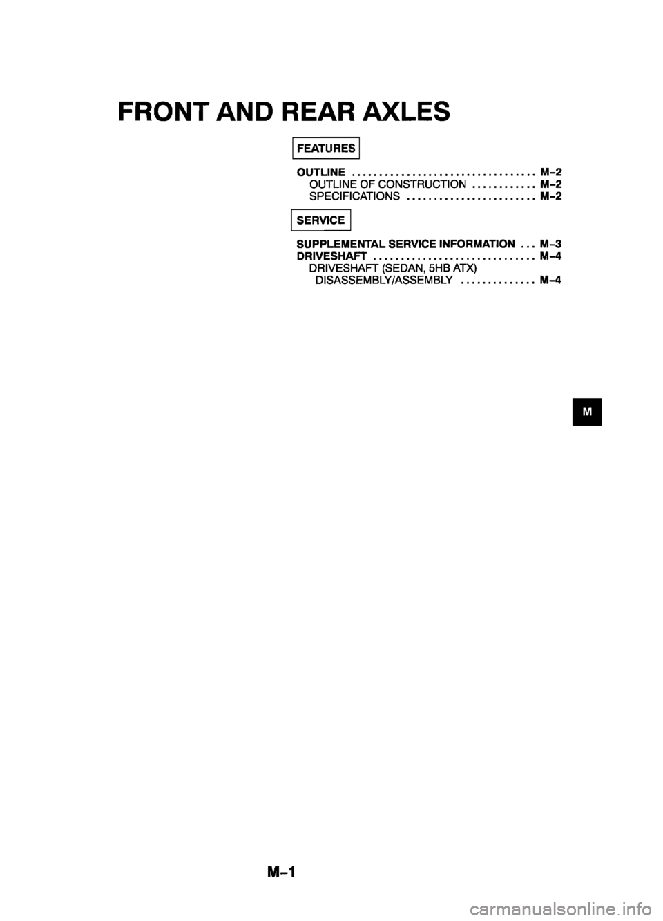 MAZDA 626 1999 Workshop Manual Suplement MAZDA 626 1999 Workshop Manual Suplement