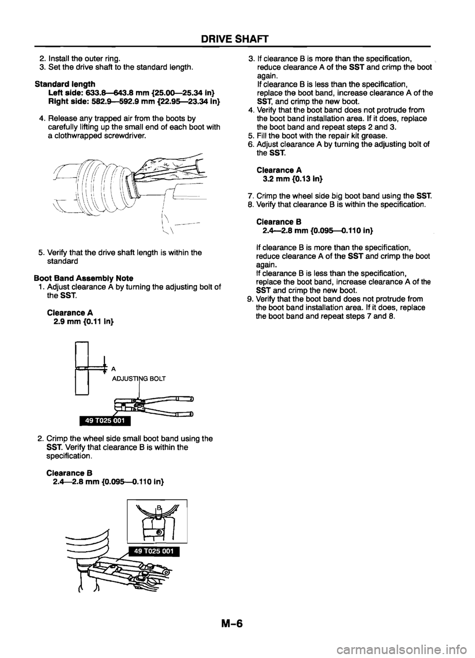 MAZDA 626 1999 Workshop Manual Suplement MAZDA 626 1999 Workshop Manual Suplement