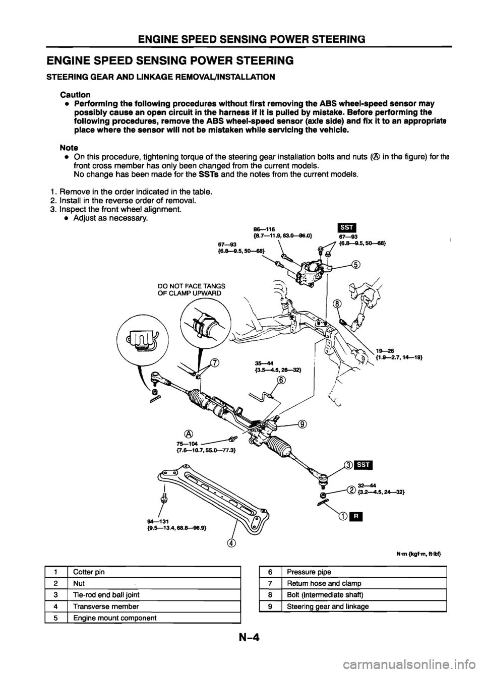 MAZDA 626 1999 Workshop Manual Suplement MAZDA 626 1999 Workshop Manual Suplement