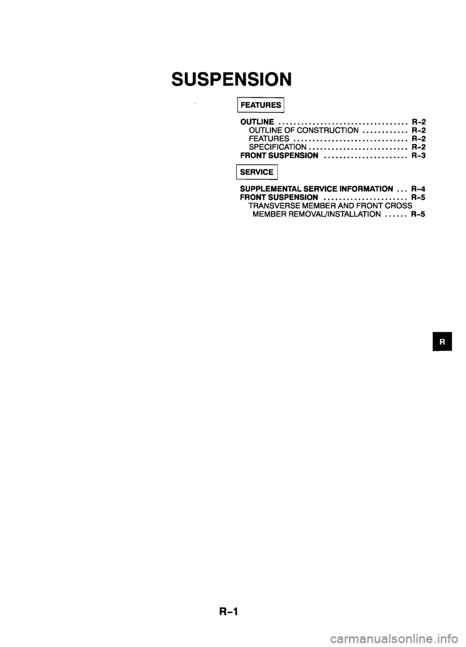 MAZDA 626 1999 Workshop Manual Suplement MAZDA 626 1999 Workshop Manual Suplement